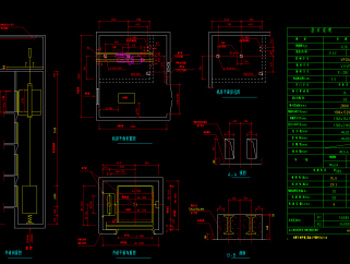 精品自动扶梯CAD施工图，扶梯CAD设计图纸下载
