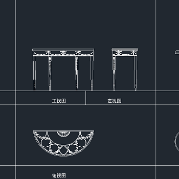 欧式家具厂CAD设计素材图库，家具施工图dwg文件下载