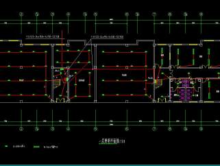 六层办公楼强弱电CAD施工图，办公楼强弱电施工CAD图纸下载
