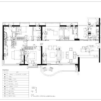 珠海东方傲景峰项目A1、A2、A3示范单位CAD施工图套图，样板房CAD图纸下载