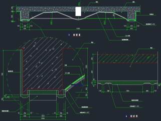 洗浴中心施工图，洗浴中心CAD图纸下载