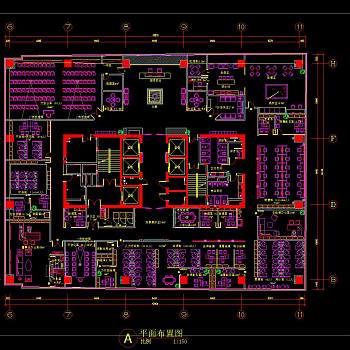 珠宝有限公司装饰施工图，CAD建筑图纸免费下载