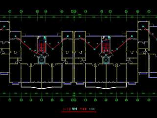 一栋12层商住楼强电设计全套CAD施工图，商住楼电气CAD图纸下载