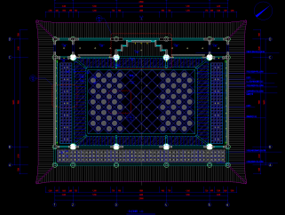 温州寺院建筑CAD施工图，寺院CAD建筑图纸下载