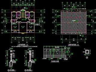 别墅CAD施工图，别墅建筑方案设计下载