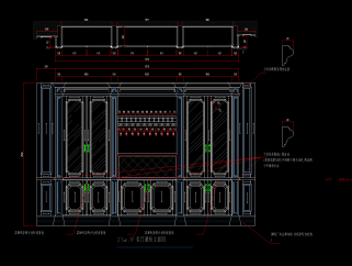 柜门橱柜柜体实木配件CAD图库，橱柜衣柜CAD施工图纸下载