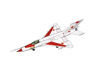 现代苏联米格-21战斗机su模型下载，战斗机草图大师模型