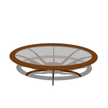 欧式茶几草图大师模型，茶几skb文件