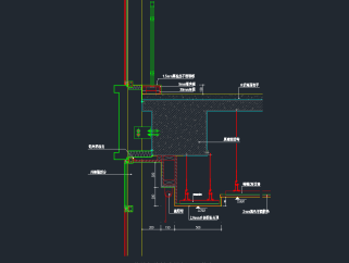 金属板全套详细的施工图，节点大样CAD施工图纸下载