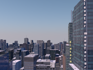 现代城市建筑3d模型